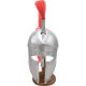 Medieval Warrior Corinthian Helmet with Red Plume 18 Gauge Steel